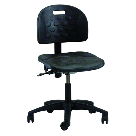 BREWER Polyurethane Task Stool, Casters PS-1-C